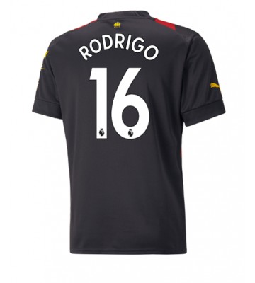 Manchester City Rodri Hernandez #16 Bortedrakt 2022-23 Kortermet
